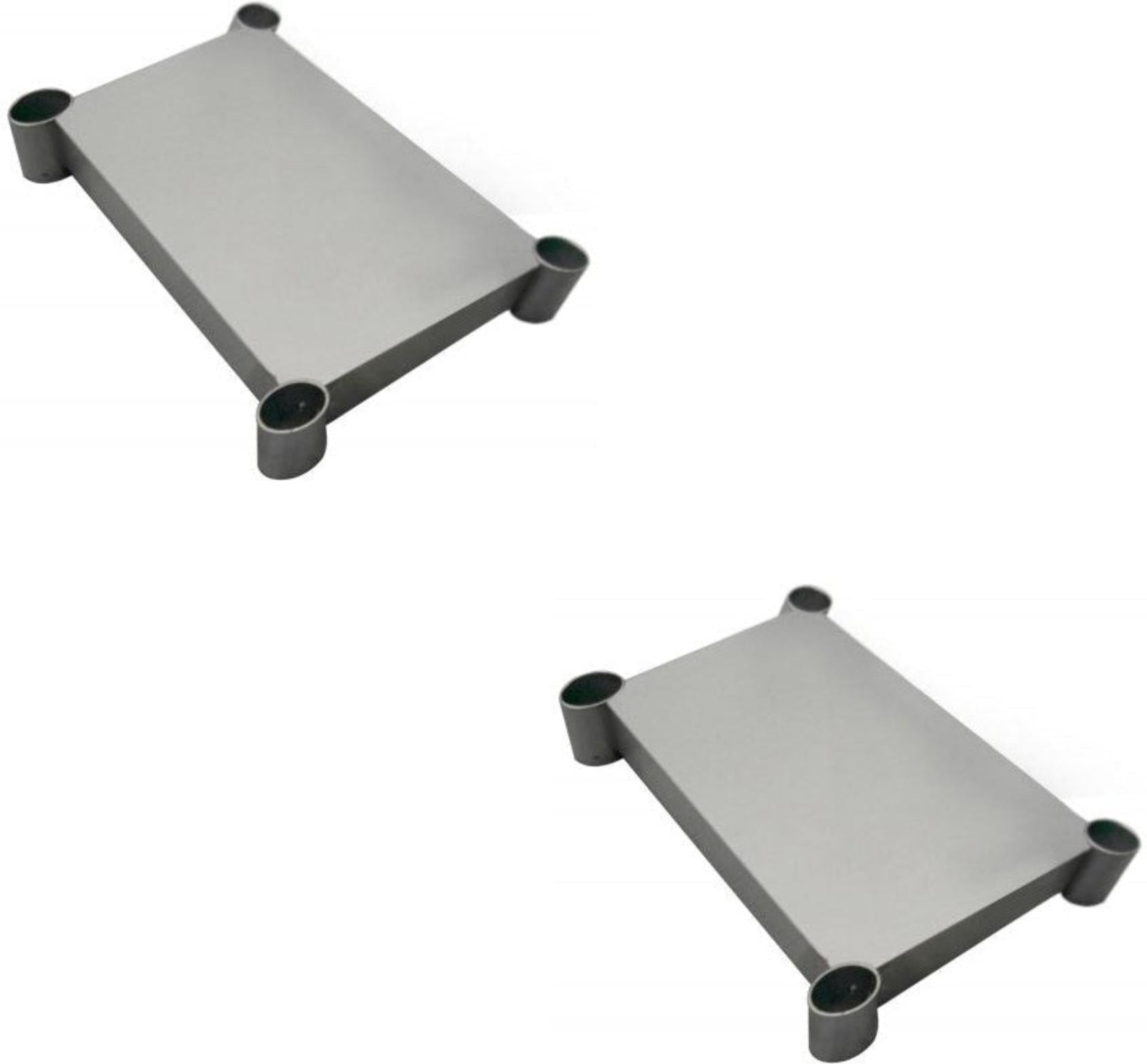 Omcan - 30″ x 12″ Stainless Steel Undershelf for 47691 All Stainless Steel Work Table, Pack of 2 - 47677