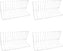 Omcan - 30” x 12” x 8” White Wire Freezer Divider, Pack of 4 - 10767