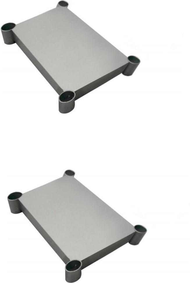 Omcan - 30″ x 15″ Stainless Steel Undershelf for 47692 All Stainless Steel Work Table, Pack of 2 - 47678