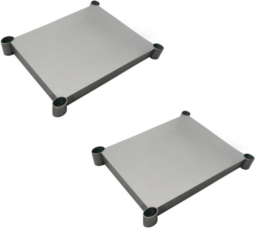 Omcan - 30″ x 24″ Stainless Steel Undershelf for 47694 All Stainless Steel Work Table, Pack of 2 - 47680