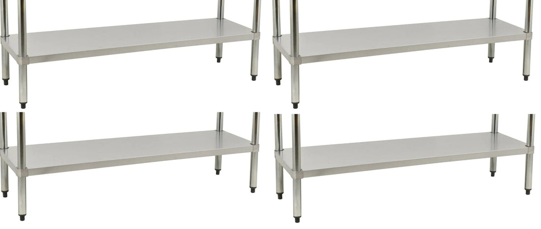 Omcan - 30” x 30” Standard Undershelf For Work Tables, Pack of 3 - 22101