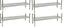 Omcan - 30” x 30” Standard Undershelf For Work Tables, Pack of 3 - 22101