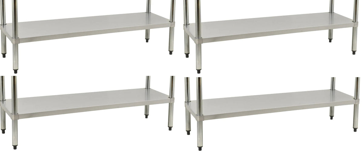 Omcan - 30” x 36” Standard Undershelf For Work Tables, Pack of 3 - 22102