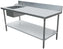 Omcan - 30″ x 60″ All Stainless Steel Table with Left Sink and 6″ Backsplash - 43231
