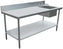 Omcan - 30″ x 60″ All Stainless Steel Table with Right Sink and 6″ Backsplash - 43238
