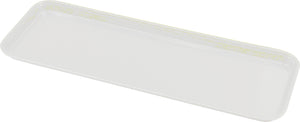 Omcan - 30” x 8.75” White Fiberglass Tray, 10/cs - 24386