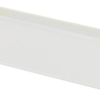 Omcan - 30” x 8.75” White Fiberglass Tray, Pack of 10 - 24386