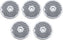Omcan - #32 (2.8 mm) Carbon Steel Hubless Meat Grinder Plate, Pack of 4 - 11256