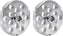 Omcan - #32 (3 mm) Stainless Steel Meat Grinder Plate with Hub & 3 Notches - 23552