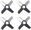 Omcan - #32 Carbon Steel Meat Grinder Knife, Pack of 3 - 43570