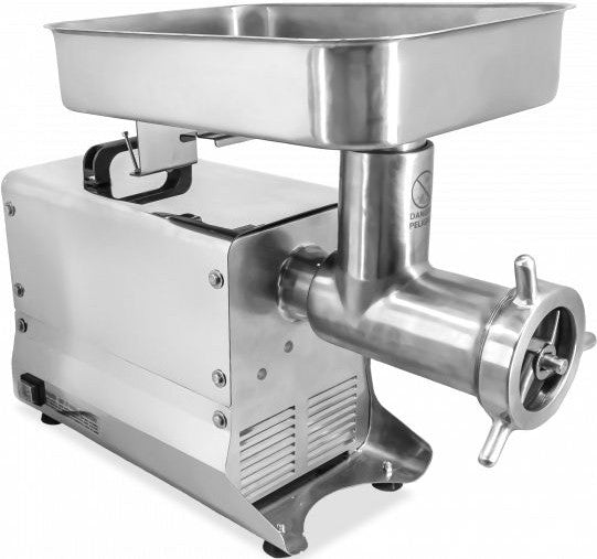 Omcan - #32 Commercial Heavy-Duty Fan-Cooled Counter-Style Meat Grinder with 2 HP Micro Switch - MG-CN-0032-M