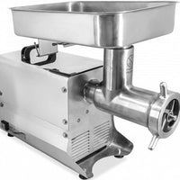Omcan - #32 Commercial Heavy-Duty Fan-Cooled Counter-Style Meat Grinder with 2 HP Micro Switch - MG-CN-0032-M