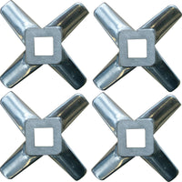 Omcan - #32 D2 Meat Grinder Knife, Pack of 4 - 11089