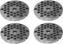 Omcan - #32 European-Style (10 mm) Stainless Steel Hubless Meat Grinder Plate, Pack of 2 - 11231