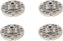 Omcan - #32 European-Style (12 mm) Stainless Steel Hubless Meat Grinder Plate, Pack of 2 - 11232
