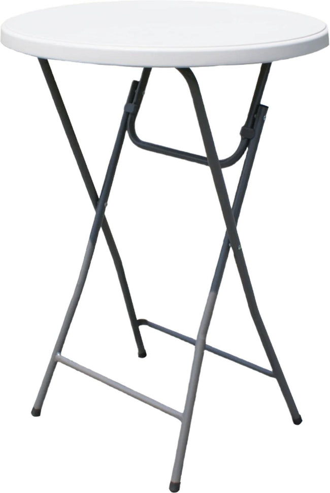Omcan - 32″ Folding Round Table Bar Height, Pack of 3 - 41595