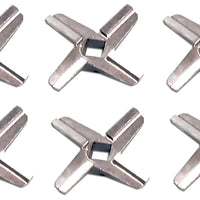 Omcan - #32 Hard Steel Meat Grinder Knife, Pack of 10 - 11082