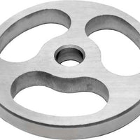 Omcan - #32 Kidney Plate 3 Holes, One Notch, Without Hub for Meat Grinder, Pack of 4 - 47759