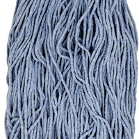 Omcan - 32 Oz Blue Yarn Mop Head With Cut End, Pack of 20 - 80898