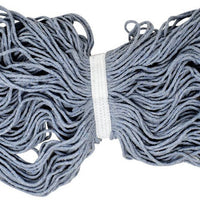 Omcan - 32 Oz Blue Yarn Mop Head With Loop End, Pack of 20 - 80870