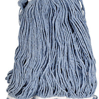 Omcan - 32 Oz Blue Yarn Mop Head With Loop End, Pack of 20 - 80870