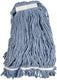 Omcan  - 32 Oz Blue Yarn Mop Head With Loop End, Pack of 20 - 80870