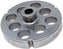 Omcan  - #32 Round Stainless Steel Machine Plate with Hub 18 mm (3/4″) Three Notches, Pack of 2 - 43824