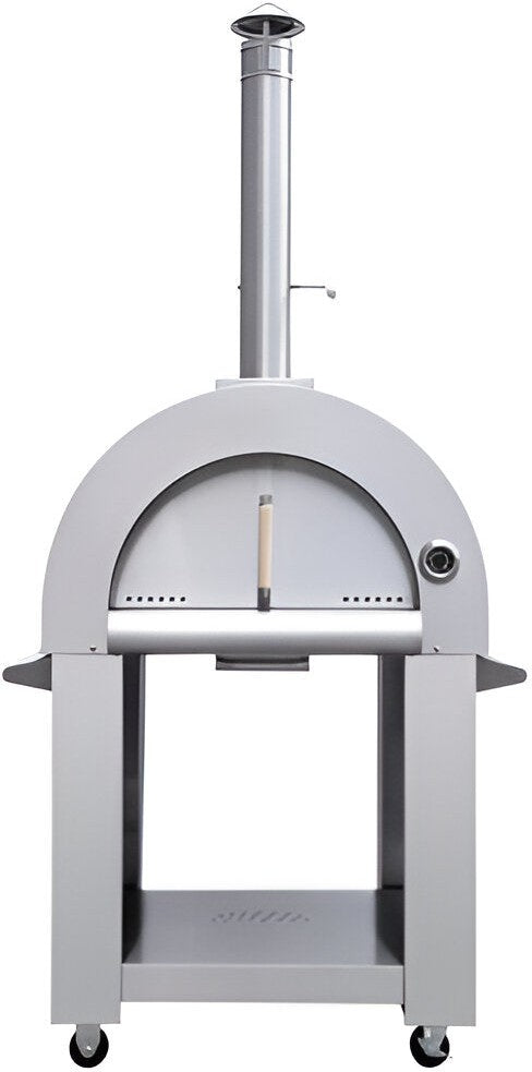 Omcan - 32" Stainless Steel Wood Fired Pizza Oven - 43113
