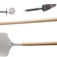 Omcan - 32″ Wood Fired Pizza Oven Stainless Steel with Red Enamel Coating Shield - 48113