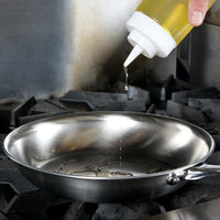 Omcan - 32 oz Clear Condiment Squeeze Bottles, Pack of 6 (946 ml), Pack of 10 - 40476