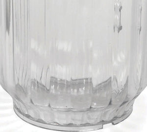 Omcan - 32 oz Clear Polycarbonate Water Pitcher (0.95 L), 25/cs - 80083