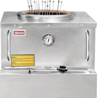 Omcan - 32" x 32" Natural Gas Stainless Steel Tandoor Clay Oven - CE-IN-3232