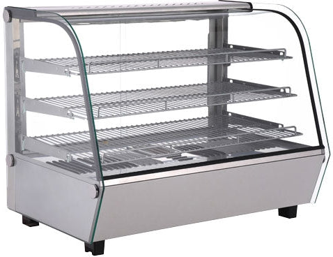 Omcan - 34" Countertop Curved Glass Display Warmer - DW-CN-0160-E