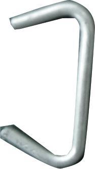 Omcan - 3/4” Galvanized Blunt Hog Rings, Pack of 4 - 19765