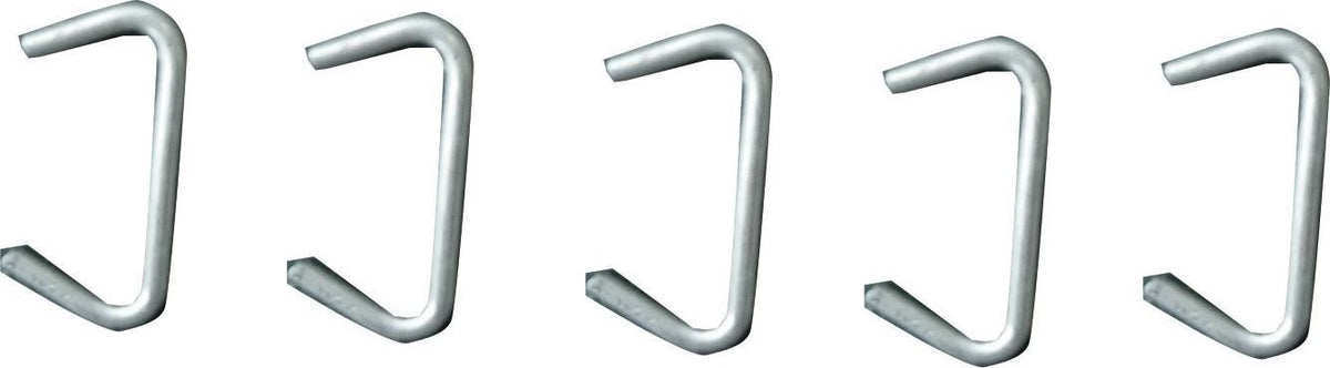 Omcan - 3/4” Galvanized Blunt Hog Rings, Pack of 4 - 19765