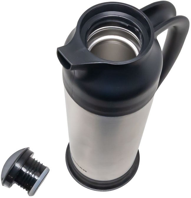 Omcan - 34 Oz (1 L) Stainless Steel Insulated Thermal Coffee Carafe/Server, Pack of 3 - 47444