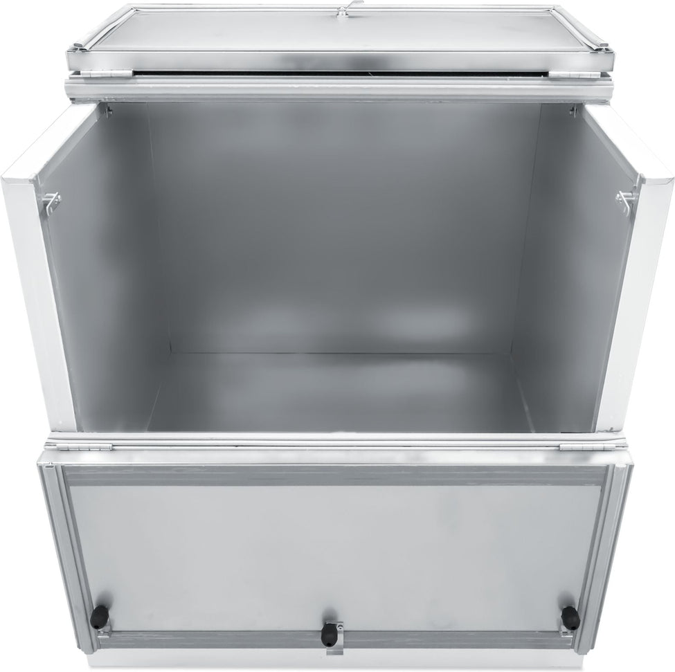 Omcan - 34" Stainless Steel Milk Cooler with 12.4 Cu.Ft. Capacity - 50101