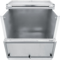 Omcan - 34" Stainless Steel Milk Cooler with 12.4 Cu.Ft. Capacity - 50101