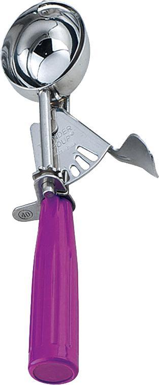 Omcan - 3/4 oz Purple Ice Cream Scoop, Pack of 10 - 34848