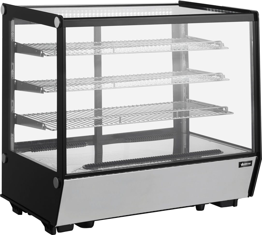 Omcan - 35″ Countertop Square Glass Refrigerated Display with 186 Liters Capacity - RS-CN-0186S-5