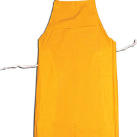 Omcan - 35” W x 47” L Yellow Vinyl Produce Apron, Pack of 10 - 13580