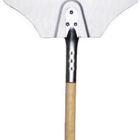Omcan - 36" Aluminum Pizza Peel with Wooden Handle (12” x14”), Pack of 4 - 80250