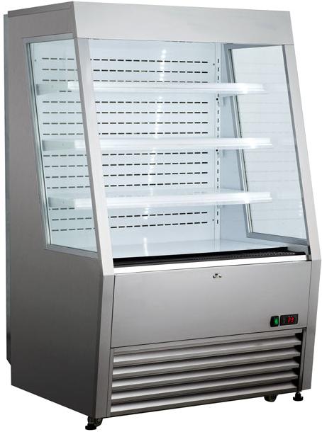 Omcan - 36″ Grab-and-Go Open Refrigerated Self-Serve Display Case - 44439