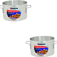 Omcan - 36 QT Aluminium Sauce Pot, Pack of 2 - 43430