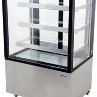 Omcan - 36" Square Glass Floor Refrigerated Display Case - RS-CN-0271-S