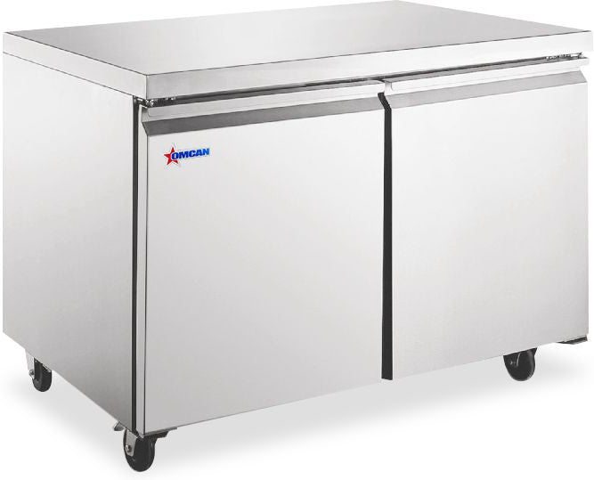 Omcan - 36" Stainless Steel Under Counter Refrigerator With 8.7 Cu. Ft. Capacity - 50102