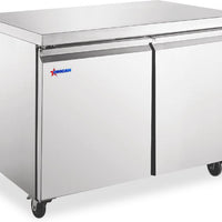 Omcan - 36" Stainless Steel Under Counter Refrigerator With 8.7 Cu. Ft. Capacity - 50102