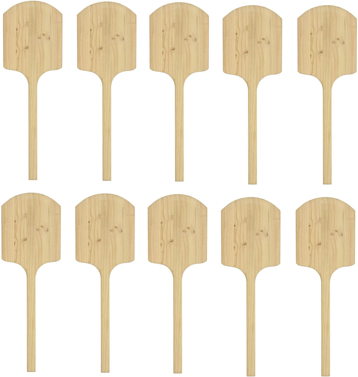 Omcan - 36" Wooden Pizza Peel (12" x 14"), Pack of 5 - 80601
