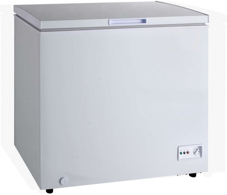 Omcan - 37" 6.7 Cu. Ft Chest Freezer With Solid Flat Top - 46502