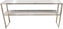 Omcan - 37″ Stainless Steel Double Deck Overshelf for Prep Table #50034 - 48298